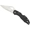 Spyderco 2024 Spyderco Meadowlark 2 Lightweight Black Plain SPY-BY04PBK2 - alternate 2